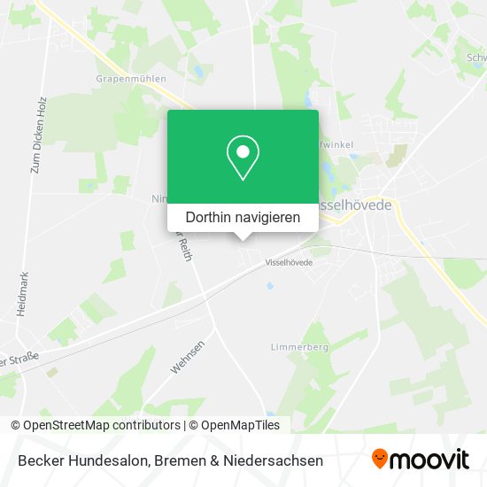 Becker Hundesalon Karte