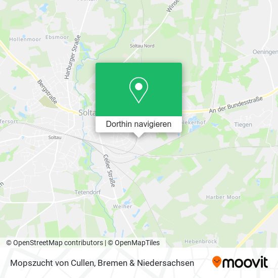 Mopszucht von Cullen Karte
