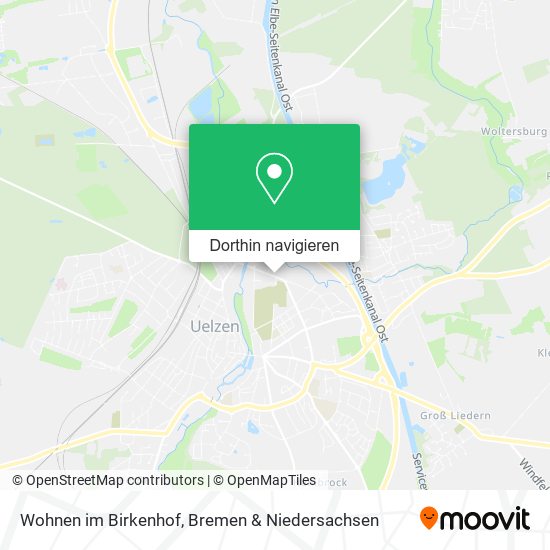 Wohnen im Birkenhof Karte