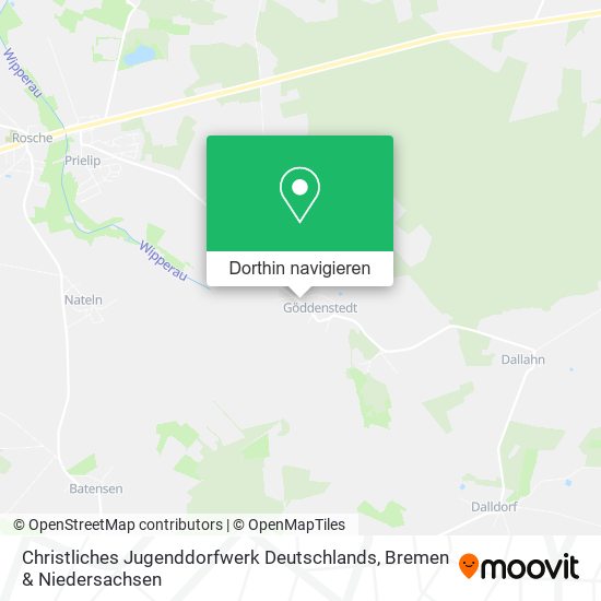 Christliches Jugenddorfwerk Deutschlands Karte
