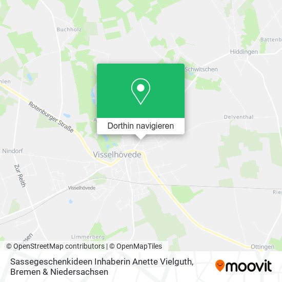Sassegeschenkideen Inhaberin Anette Vielguth Karte