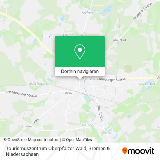 Tourismuszentrum Oberpfälzer Wald Karte