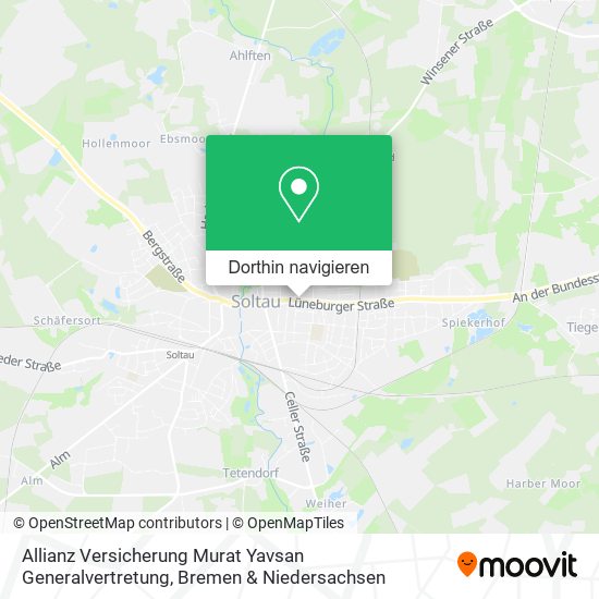 Allianz Versicherung Murat Yavsan Generalvertretung Karte