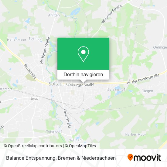 Balance Entspannung Karte