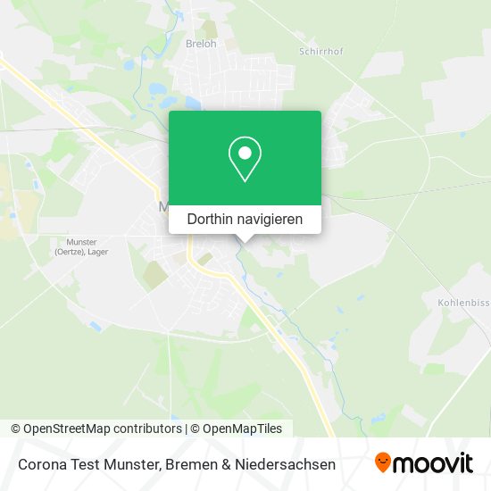 Corona Test Munster Karte