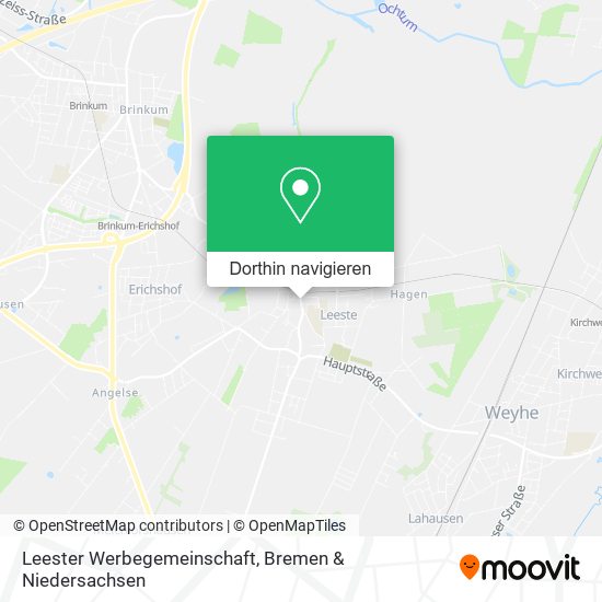 Leester Werbegemeinschaft Karte