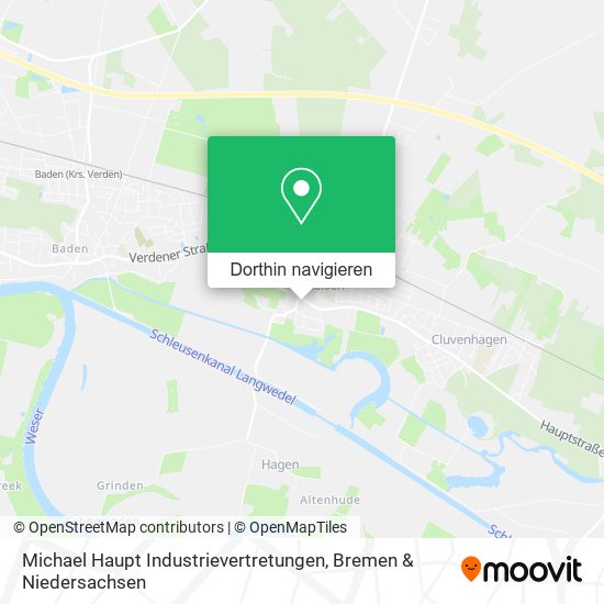 Michael Haupt Industrievertretungen Karte