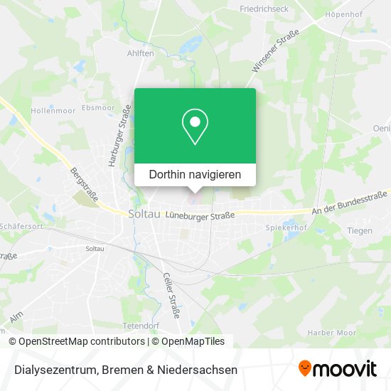 Dialysezentrum Karte
