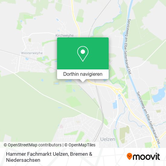Hammer Fachmarkt Uelzen Karte