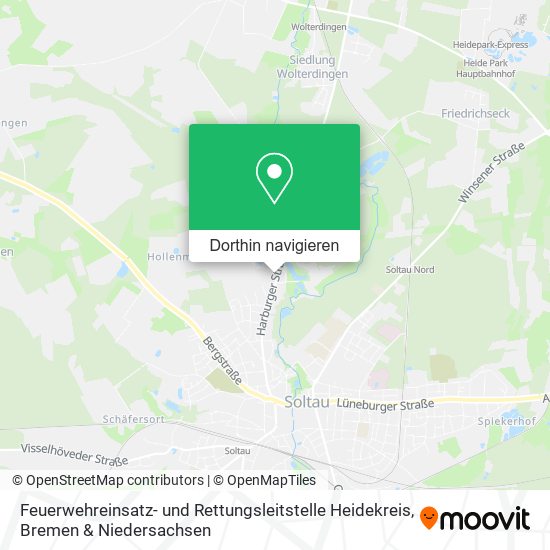 Feuerwehreinsatz- und Rettungsleitstelle Heidekreis Karte
