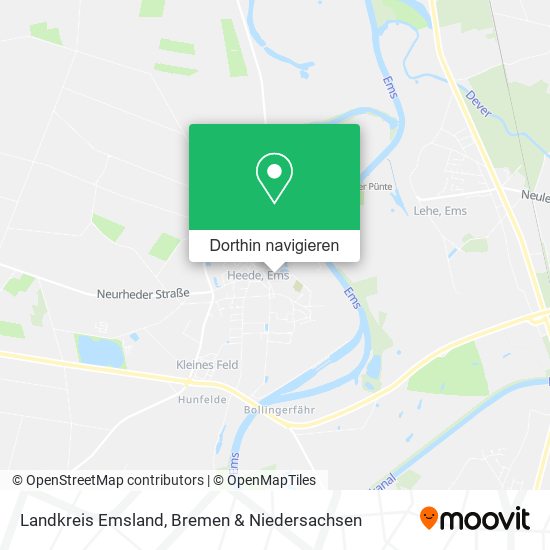 Landkreis Emsland Karte