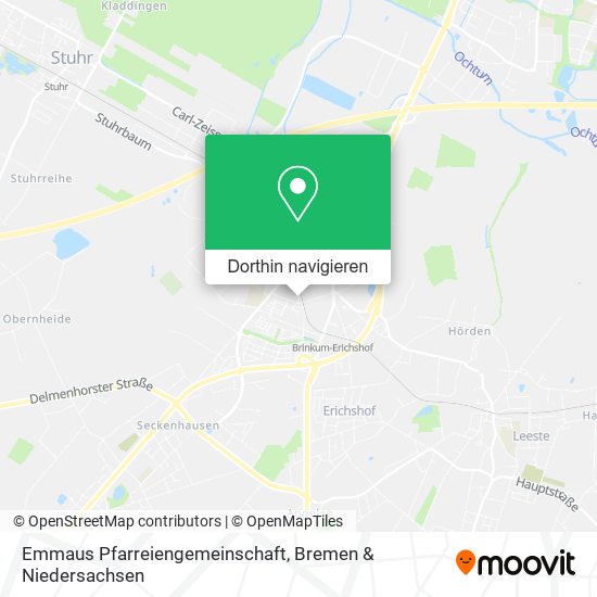 Emmaus Pfarreiengemeinschaft Karte