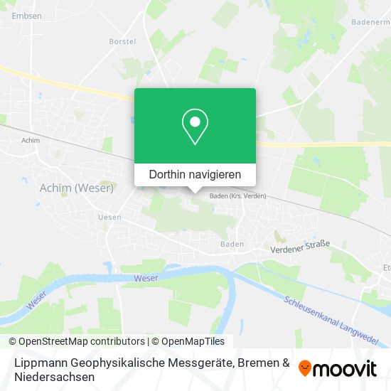 Lippmann Geophysikalische Messgeräte Karte