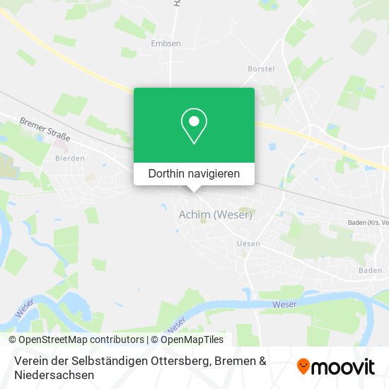 Verein der Selbständigen Ottersberg Karte