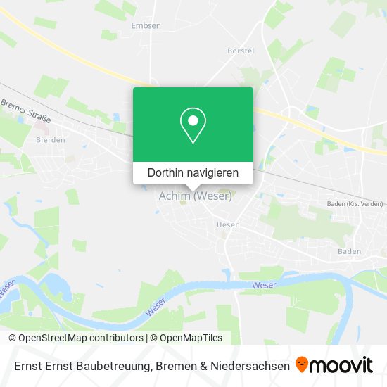 Ernst Ernst Baubetreuung Karte
