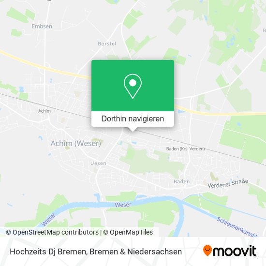 Hochzeits Dj Bremen Karte