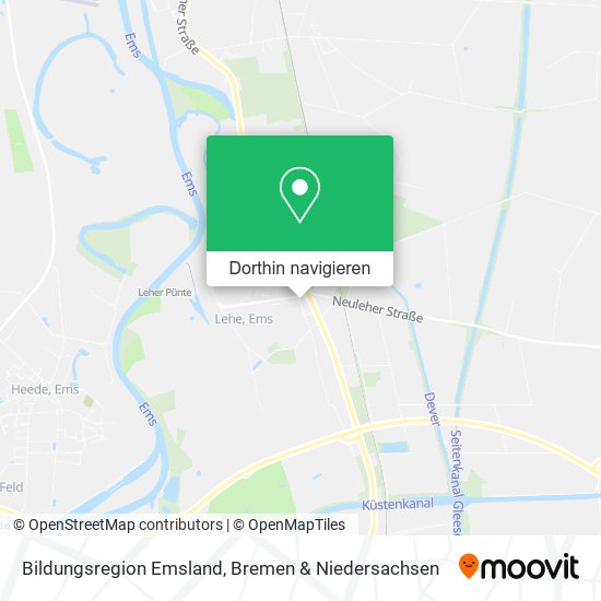 Bildungsregion Emsland Karte