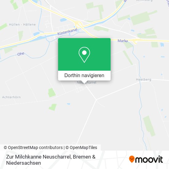 Zur Milchkanne Neuscharrel Karte