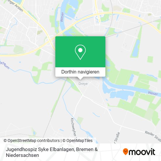 Jugendhospiz Syke Elbanlagen Karte