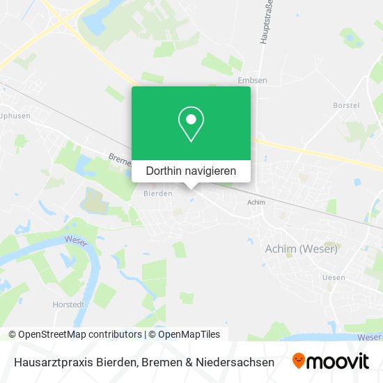 Hausarztpraxis Bierden Karte