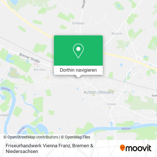 Friseurhandwerk Vienna Franz Karte