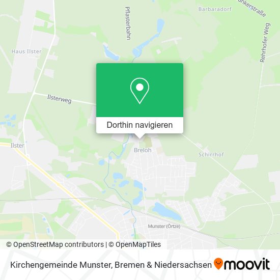 Kirchengemeinde Munster Karte