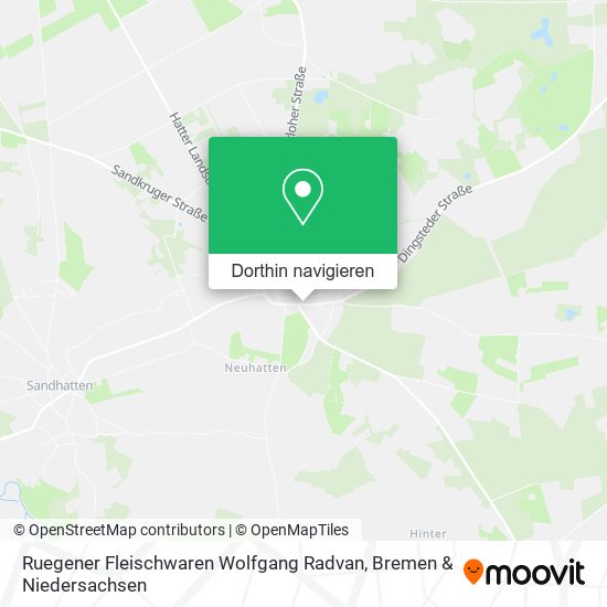 Ruegener Fleischwaren Wolfgang Radvan Karte