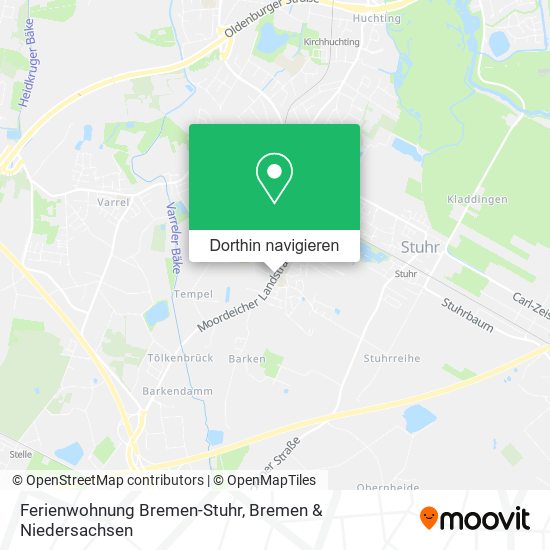 Ferienwohnung Bremen-Stuhr Karte