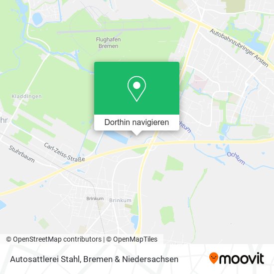 Autosattlerei Stahl Karte