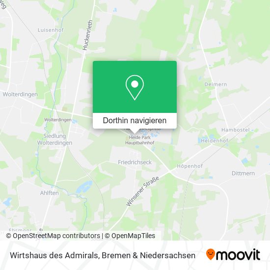 Wirtshaus des Admirals Karte