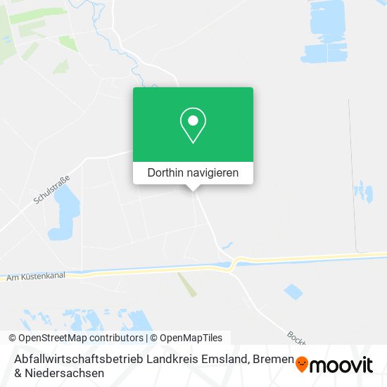 Abfallwirtschaftsbetrieb Landkreis Emsland Karte