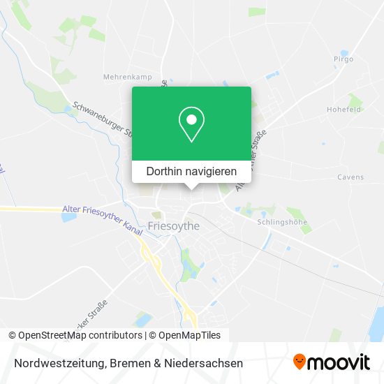 Nordwestzeitung Karte