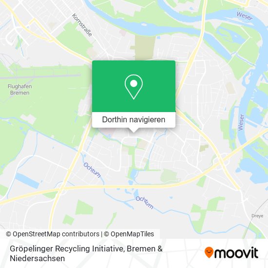 Gröpelinger Recycling Initiative Karte