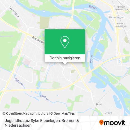 Jugendhospiz Syke Elbanlagen Karte
