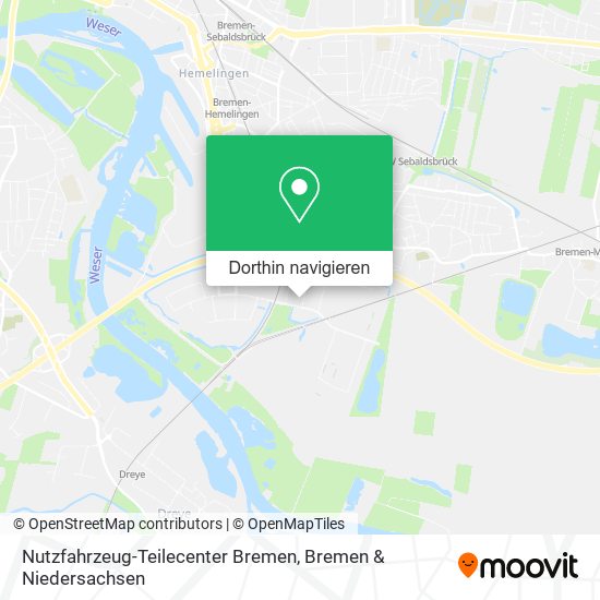 Nutzfahrzeug-Teilecenter Bremen Karte