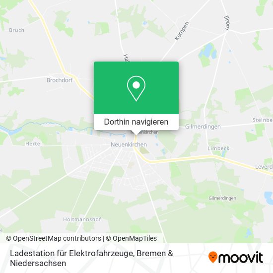 Ladestation für Elektrofahrzeuge Karte