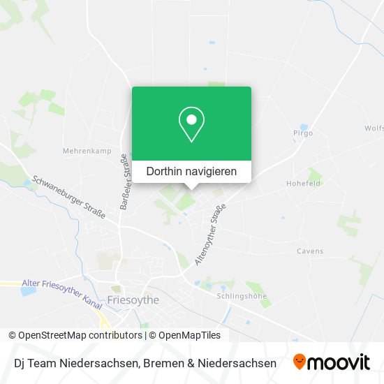 Dj Team Niedersachsen Karte