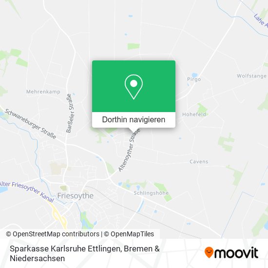 Sparkasse Karlsruhe Ettlingen Karte