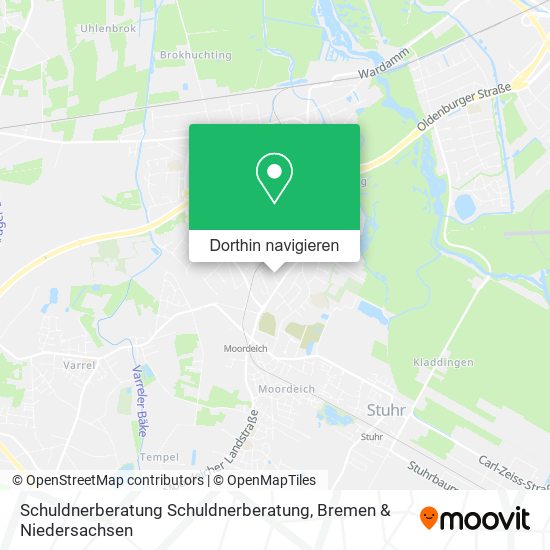 Schuldnerberatung Schuldnerberatung Karte