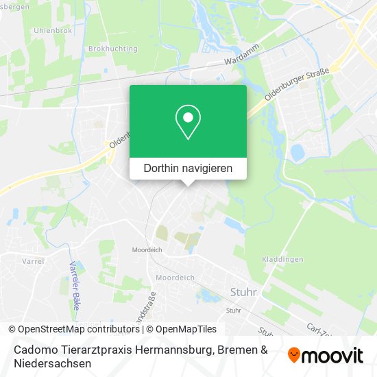 Cadomo Tierarztpraxis Hermannsburg Karte