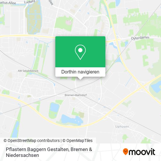 Pflastern Baggern Gestalten Karte