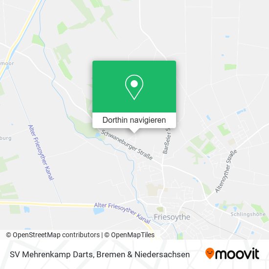 SV Mehrenkamp Darts Karte