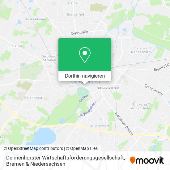 Delmenhorster Wirtschaftsförderungsgesellschaft Karte