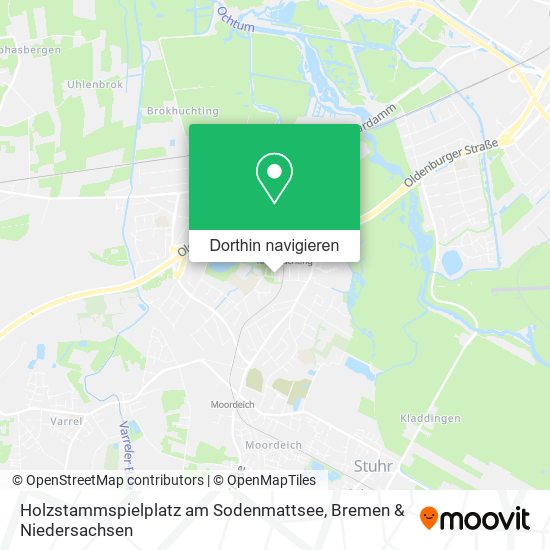 Holzstammspielplatz am Sodenmattsee Karte