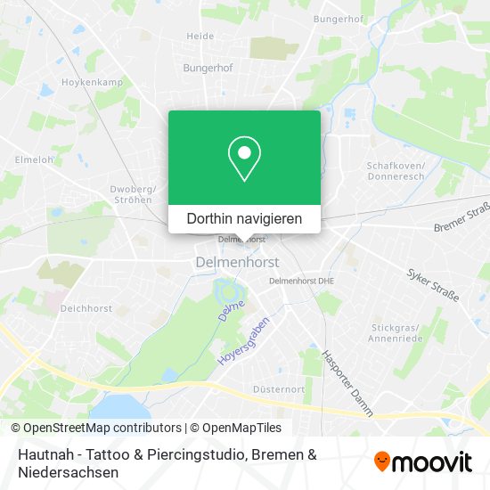Hautnah - Tattoo & Piercingstudio Karte