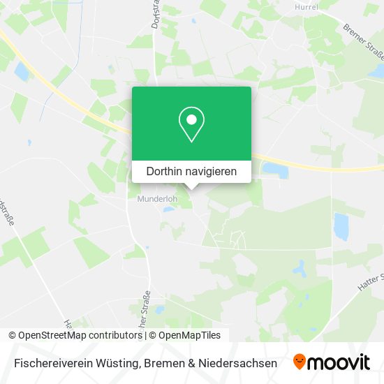 Fischereiverein Wüsting Karte