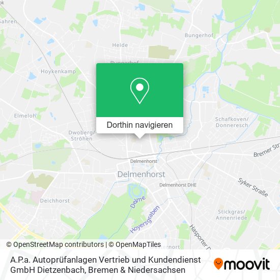 A.P.a. Autoprüfanlagen Vertrieb und Kundendienst GmbH Dietzenbach Karte