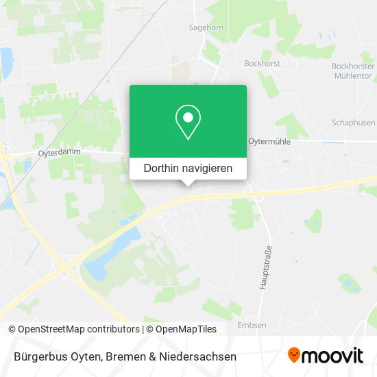 Bürgerbus Oyten Karte