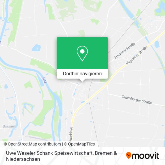 Uwe Weseler Schank Speisewirtschaft Karte