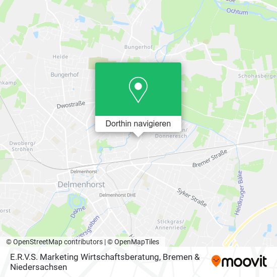 E.R.V.S. Marketing Wirtschaftsberatung Karte